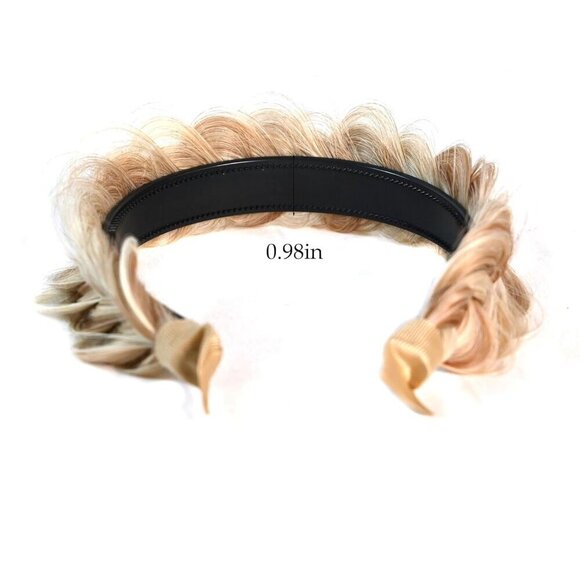 Braided Headband Fabric Wide Braid Hair Accessory for Women Stylish main image 4
